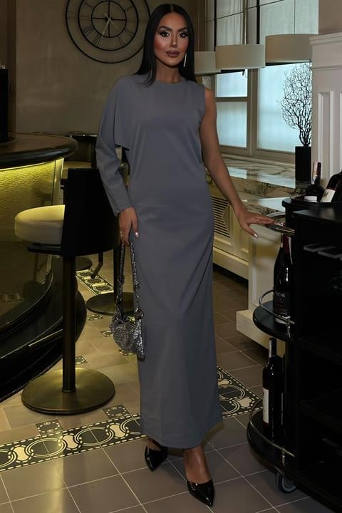 Aethra One Sleeve Long Dress 2693-8