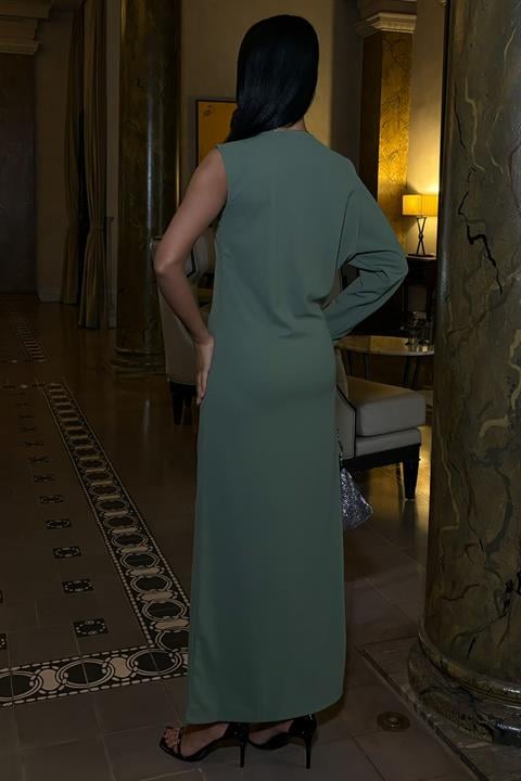 Aethra One Sleeve Long Dress 2693-8