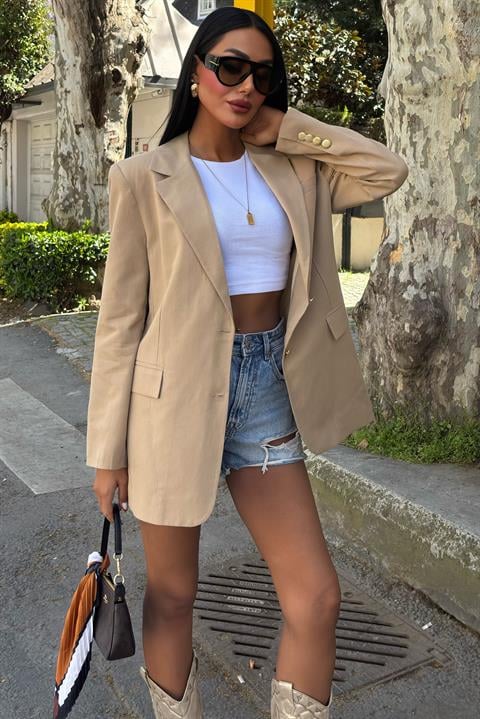 Agnes Blazer Linen Jacket 6105