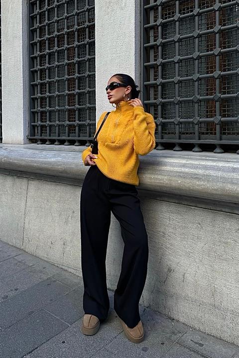 Allen Zippered Knitwear Sweater 1236-01