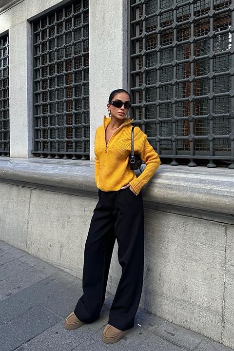 Allen Zippered Knitwear Sweater 1236-01