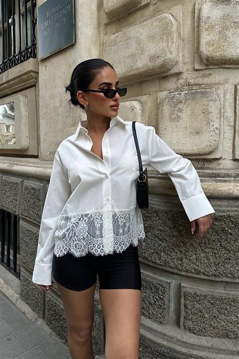 Andrea Embroidery Detail Shirt 3385-08