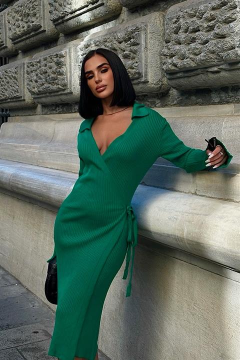 Austeja Ribbed Midi Dress 2506-01