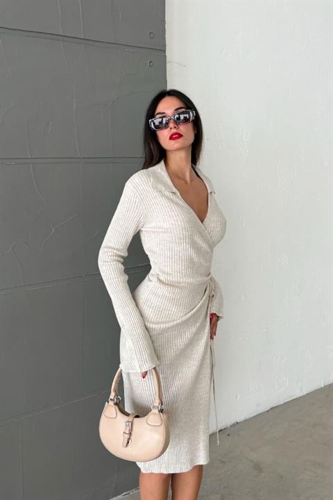 Austeja Ribbed Midi Dress 2506-01