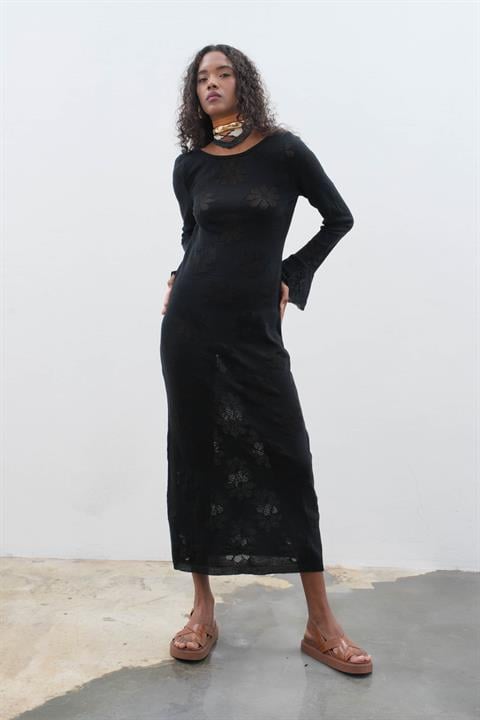Belen Floral Patterned Maxi Dress 2793