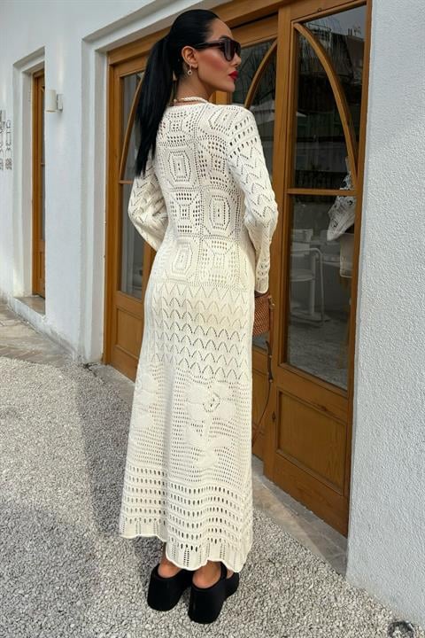 Birit Detailed Openwork Dress 2838