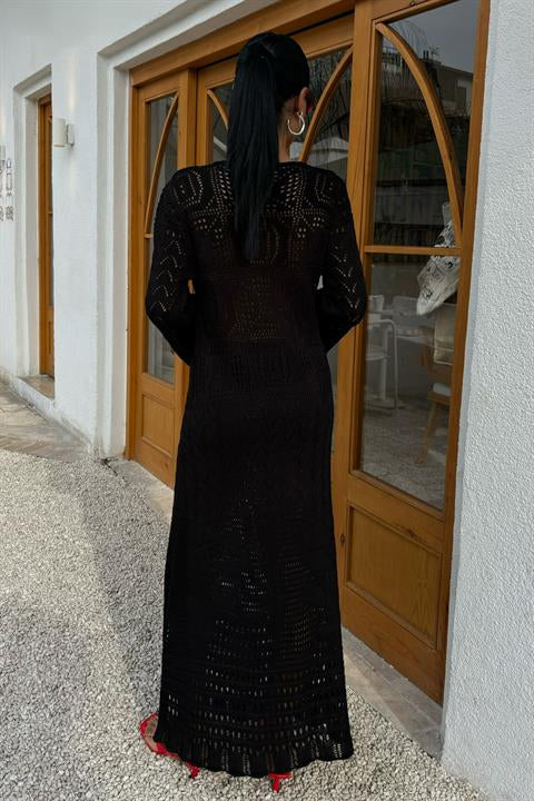 Birit Detailed Openwork Dress 2838