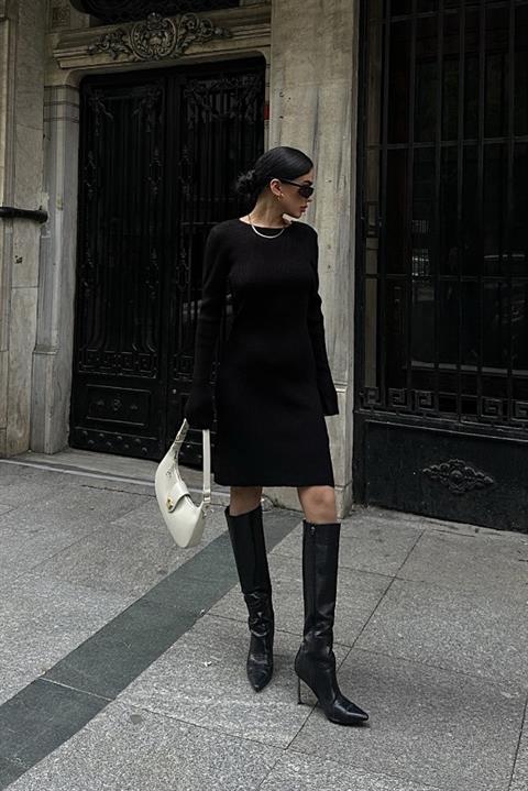Brigita Backless Knitwear Dress 2532-01