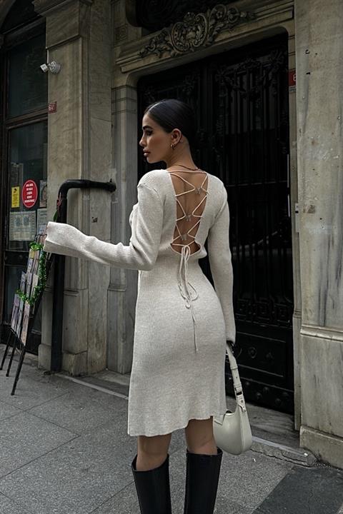 Brigita Backless Knitwear Dress 2532-01