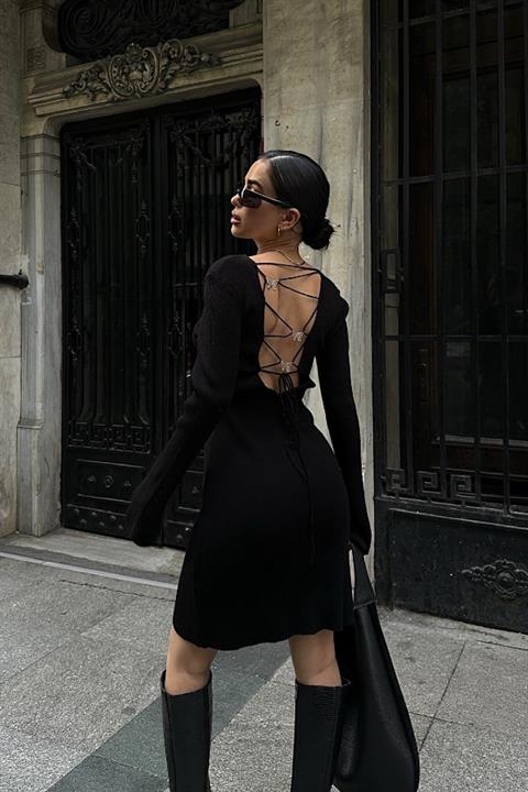 Brigita Backless Knitwear Dress 2532-01