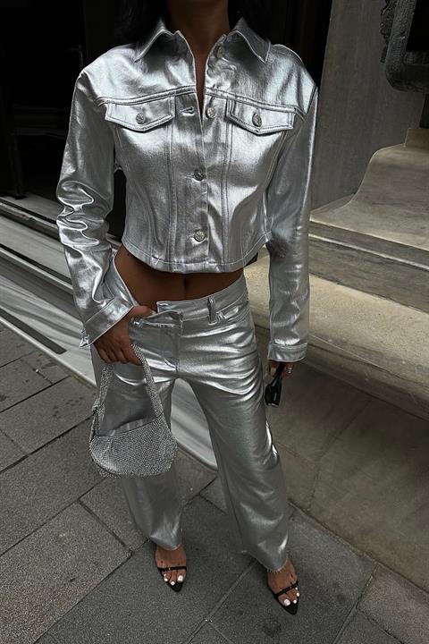 Christie Shiny Gabardine Suit 9914