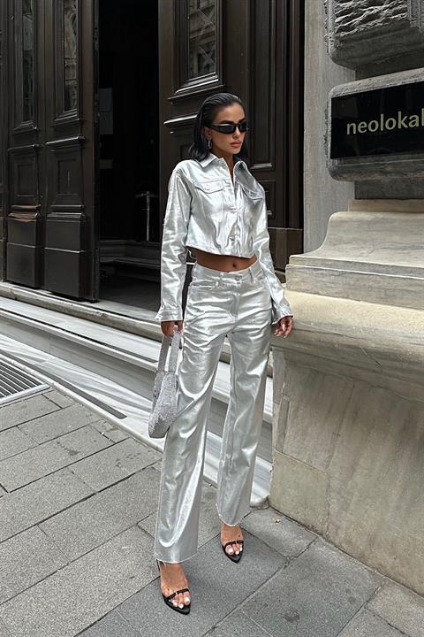 Christie Shiny Gabardine Suit 9914
