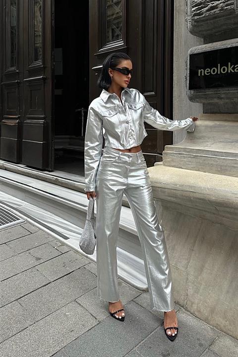 Christie Shiny Gabardine Suit 9914