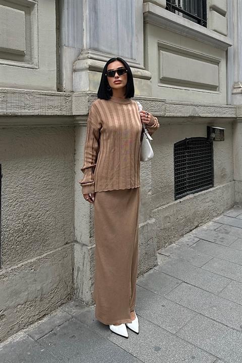 Darcy Skirt Blouse Knitwear Set 9969