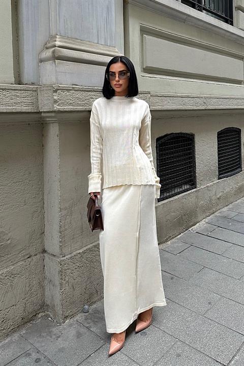 Darcy Skirt Blouse Knitwear Set 9969