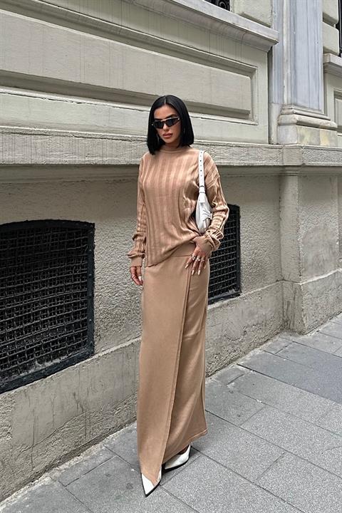 Darcy Skirt Blouse Knitwear Set 9969