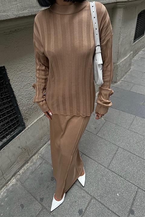 Darcy Skirt Blouse Knitwear Set 9969