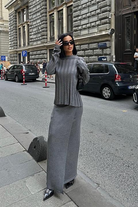 Darcy Skirt Blouse Knitwear Set 9969