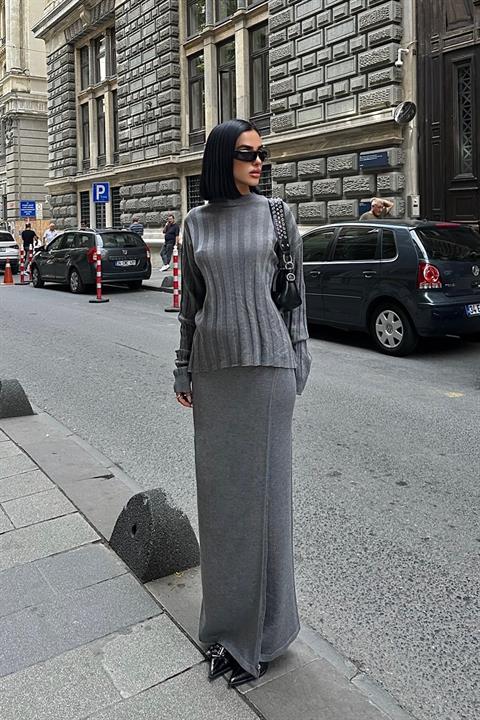 Darcy Skirt Blouse Knitwear Set 9969