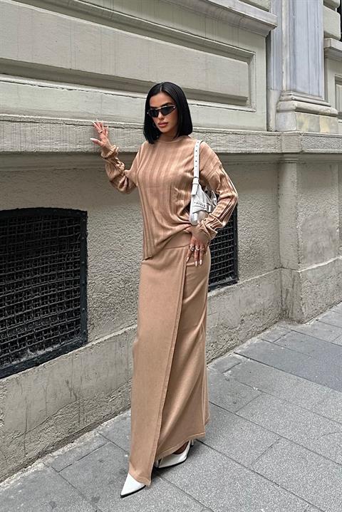 Darcy Skirt Blouse Knitwear Set 9969