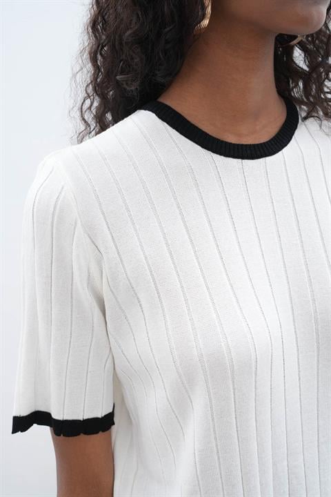 Dex Knitted T-Shirt and Trousers Double Set 9927