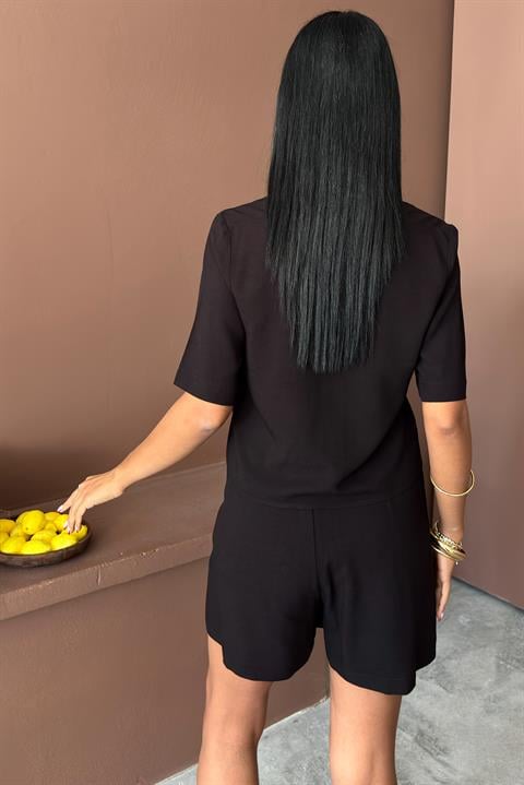 Shirt Shorts Skirt Viscose Linen Suit 10162