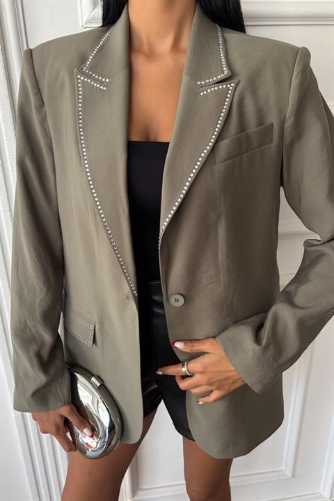 Hardy Stone Detail Blazer Jacket 6104-08