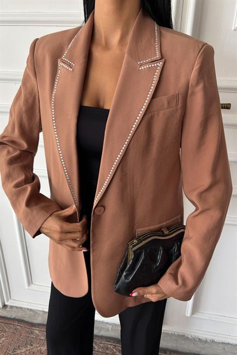 Hardy Stone Detail Blazer Jacket 6104-08
