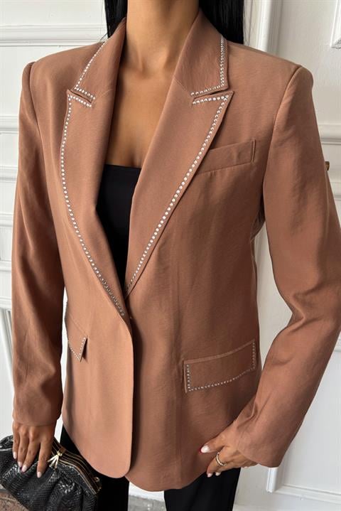 Hardy Stone Detail Blazer Jacket 6104-08