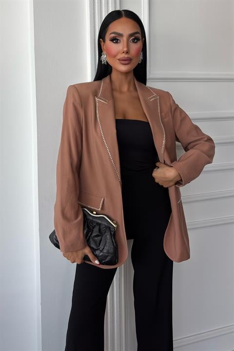 Hardy Stone Detail Blazer Jacket 6104-08