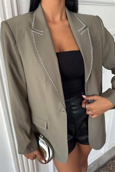 Hardy Stone Detail Blazer Jacket 6104-08