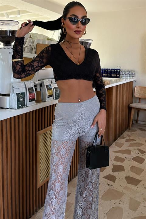 Lace Trousers with Lining 0081