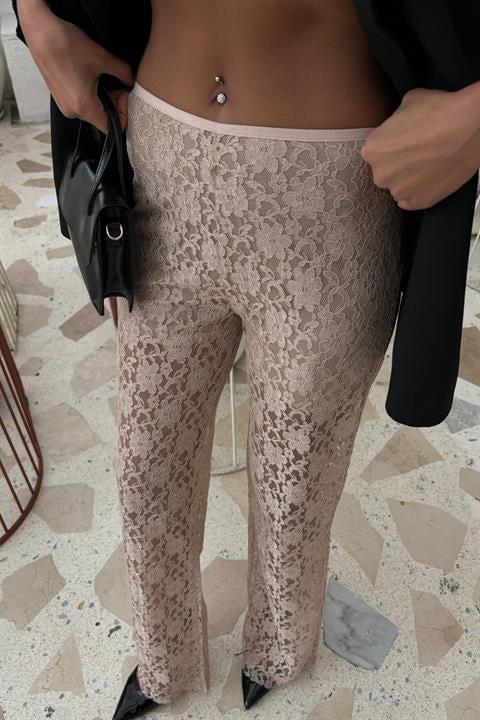 Lace Trousers with Lining 0081