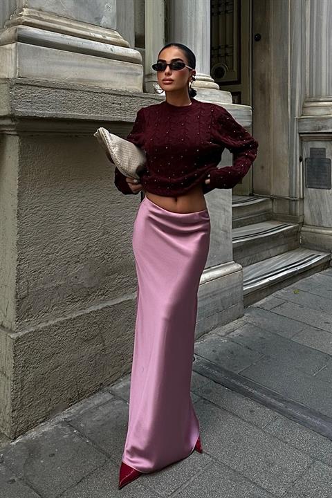 Pearl Detailed Sweater 1354