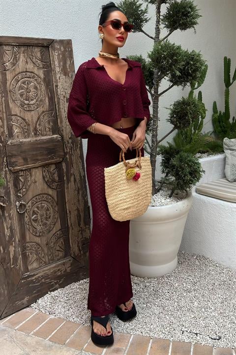 Jenny Openwork Skirt Set 9800-0025