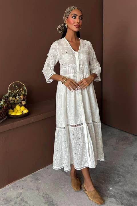 Jessyca Lace Brode Dress 2515-13