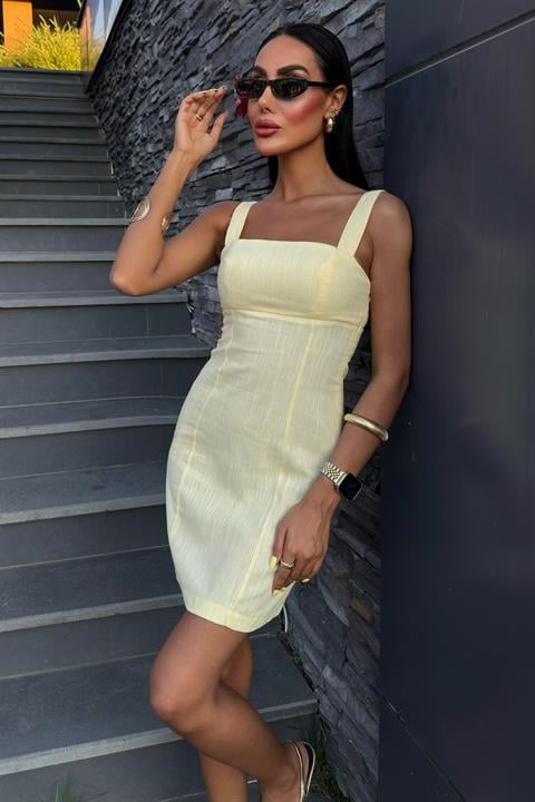 Square Neck Mini Dress 2903