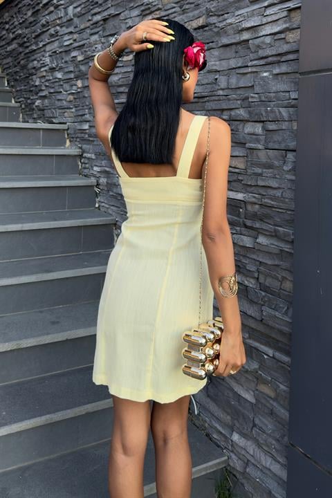 Square Neck Mini Dress 2903