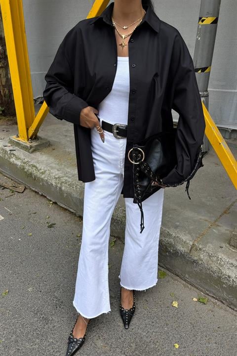 Classic Oversize Poplin Shirt 3421