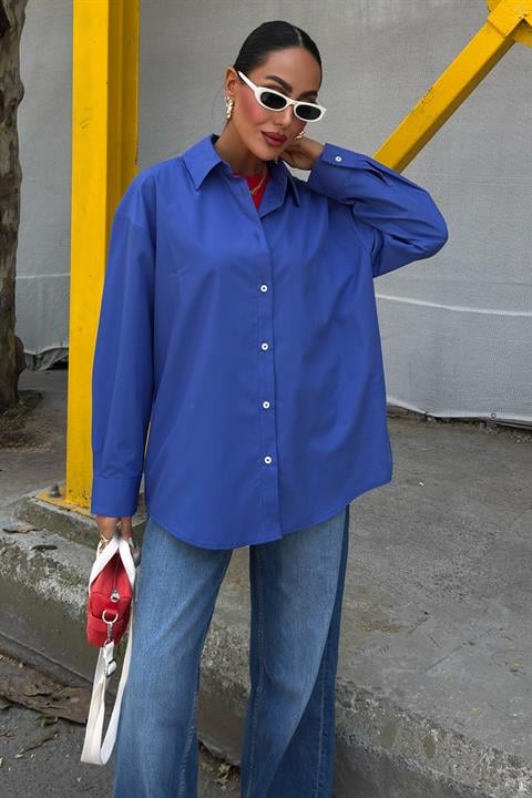 Classic Oversize Poplin Shirt 3421