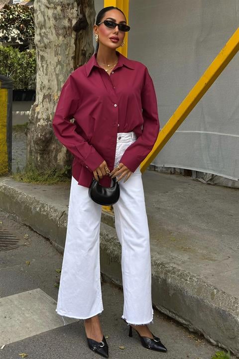 Classic Oversize Poplin Shirt 3421