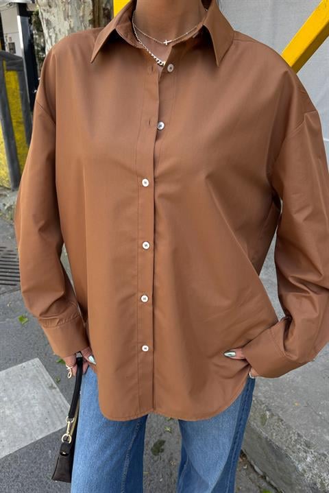Classic Oversize Poplin Shirt 3421