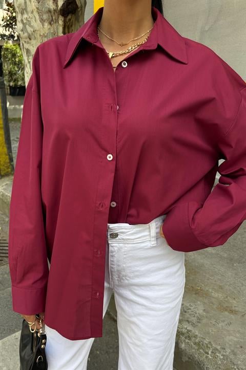 Classic Oversize Poplin Shirt 3421