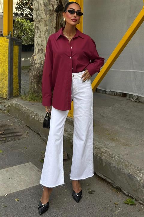 Classic Oversize Poplin Shirt 3421
