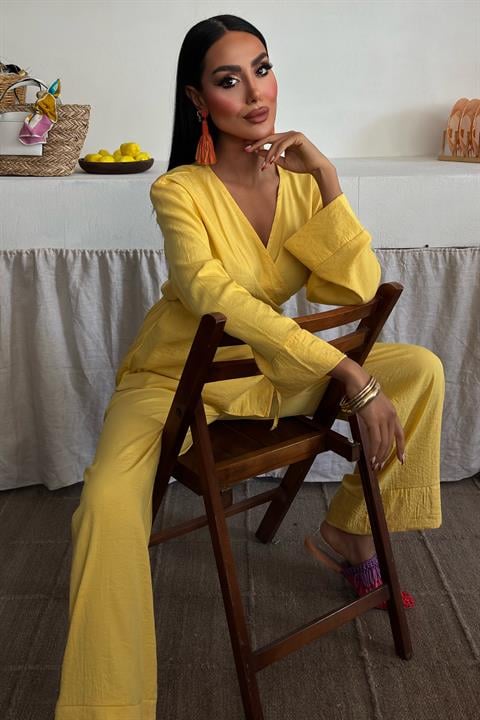Double Breasted Model Classic Trousers Linen Suit 10191