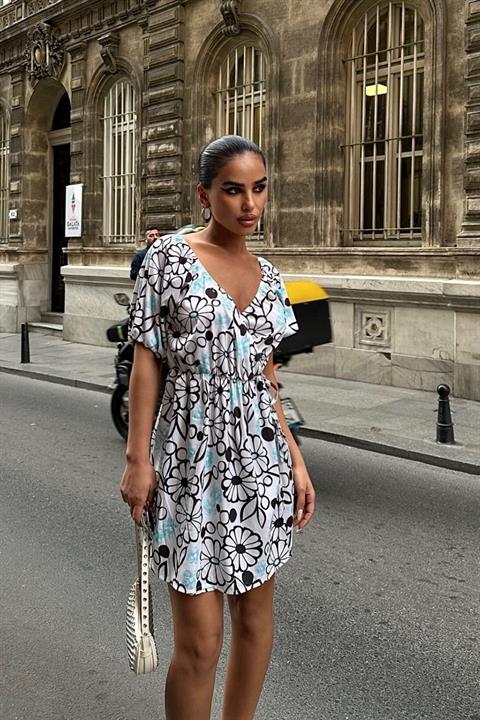 Lindsey Floral Patterned Dress 2276-10