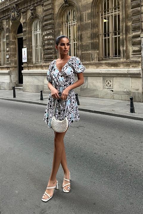 Lindsey Floral Patterned Dress 2276-10