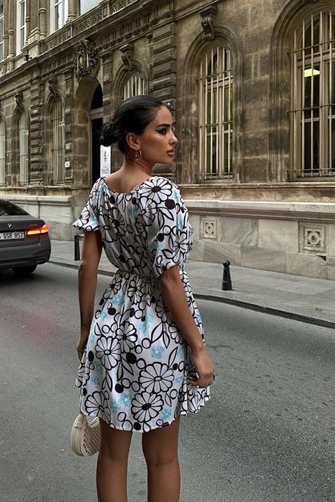 Lindsey Floral Patterned Dress 2276-10