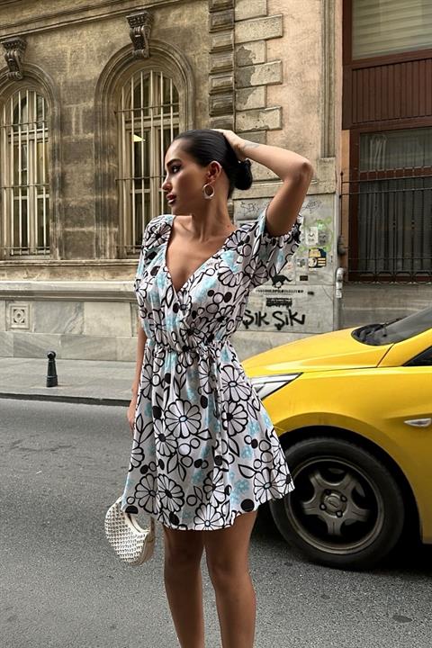 Lindsey Floral Patterned Dress 2276-10