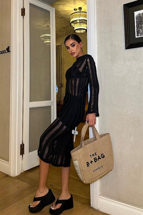 Marcella Crochet Midi Dress 2663-23